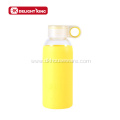 Glass Water Bottle with Reusable Silicone Sleeve
